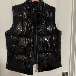 American Stitch Glossy Black Vest